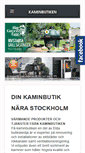 Mobile Screenshot of kaminbutiken.nu